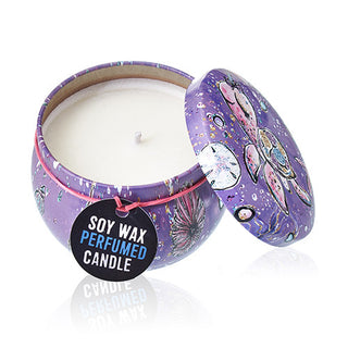 Soy Wax Art Tin Candles - Assorted Designs - 120g