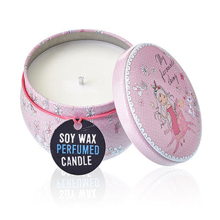 Soy Wax Art Tin Candles - Assorted Designs - 120g