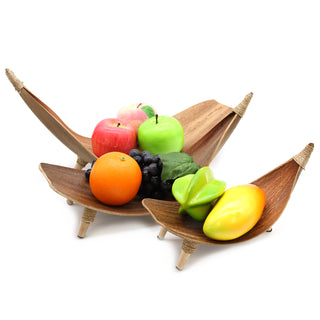 Coconut Leaf Fruit Bowl Set